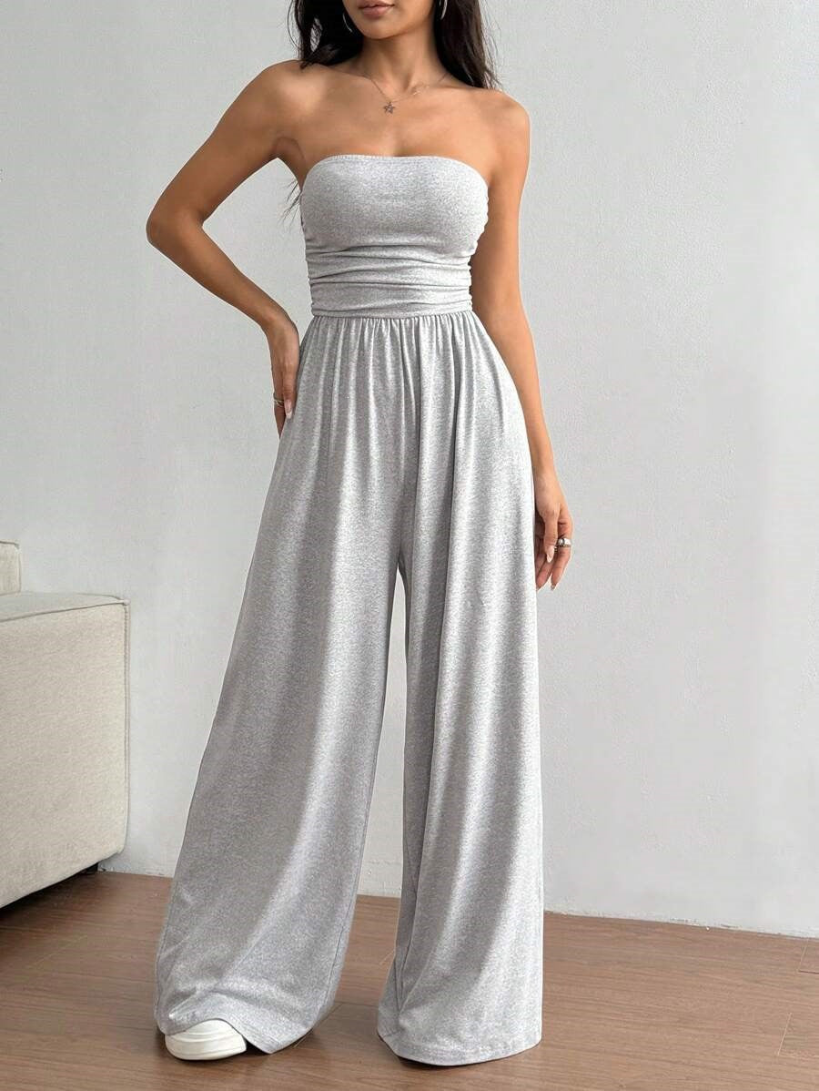 New Casual Versatile High-waisted Pants With A Tube Top DC-Beyond Borders Collective