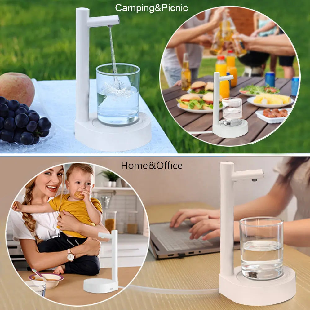 Automatic Water Bottle Dispenser, Rechargeable RightOn68