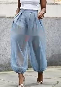 Summer New Semi Transparent Mesh Solid Color Bloomers DC-Beyond Borders Collective