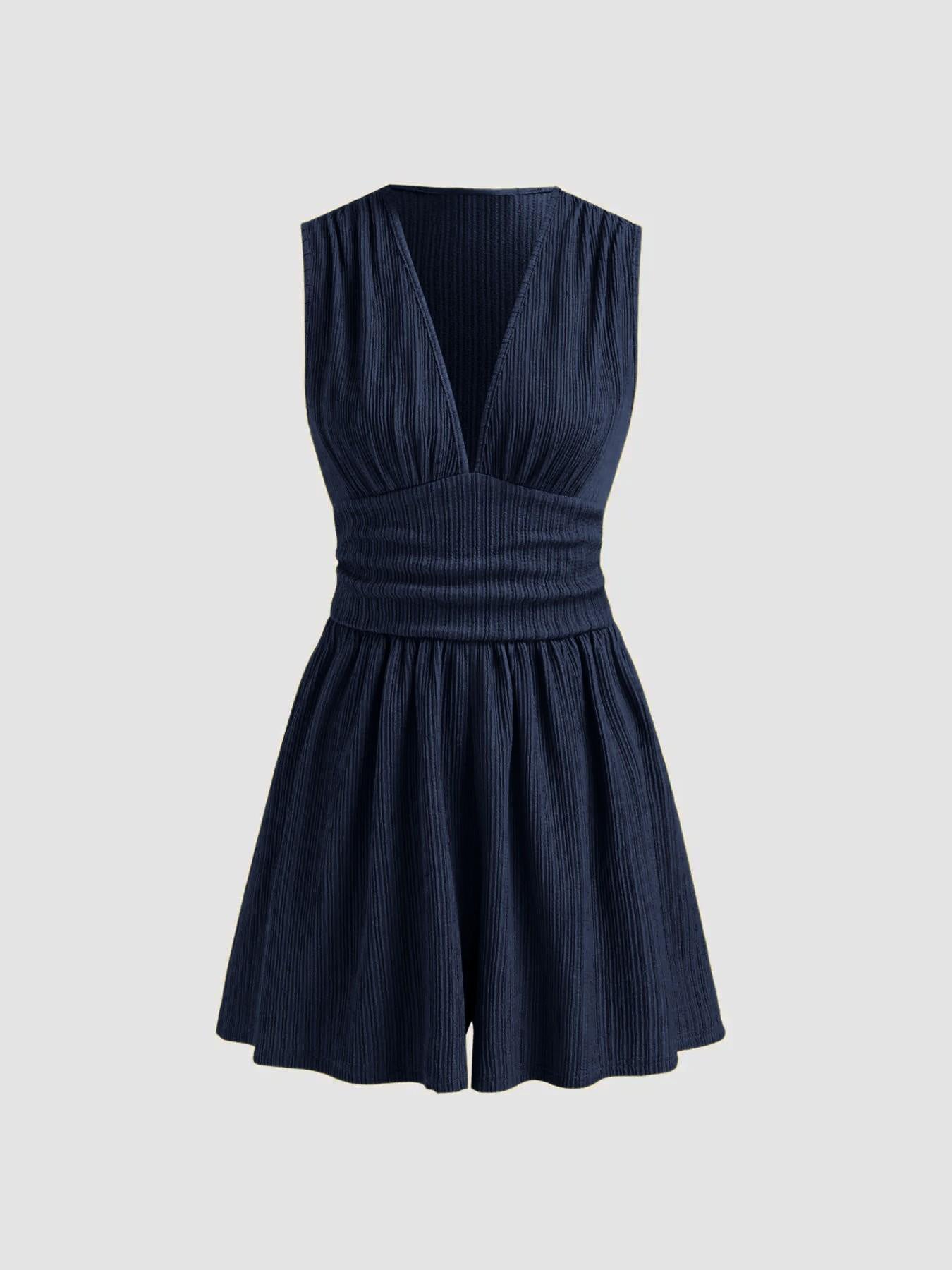 Elegant Commuter Shorts Sleeveless Jumpsuit DC-Beyond Borders Collective