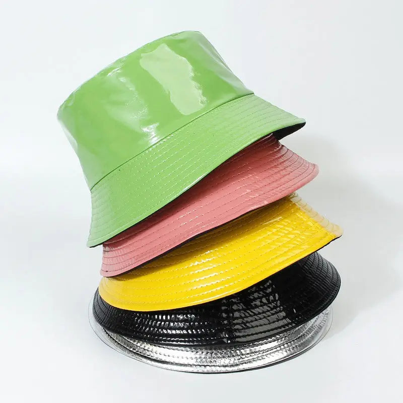 Outdoor Leisure Leather Fisherman Hat RightOn68