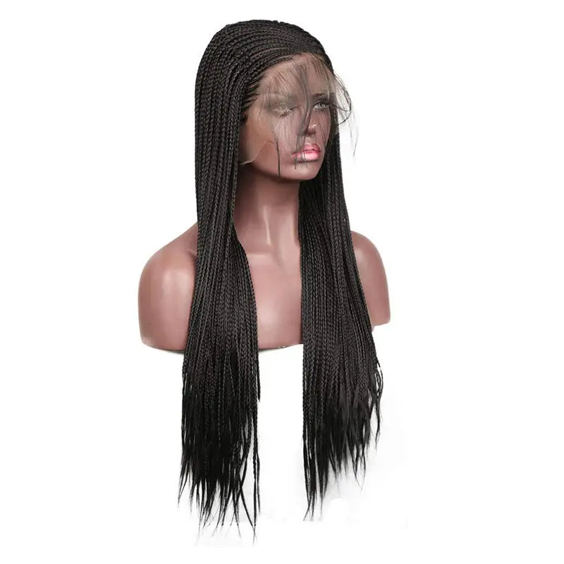 Braided Wigs Lace Front Wig, Black RightOn68