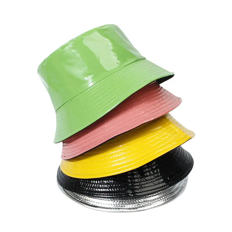 Outdoor Leisure Leather Fisherman Hat RightOn68