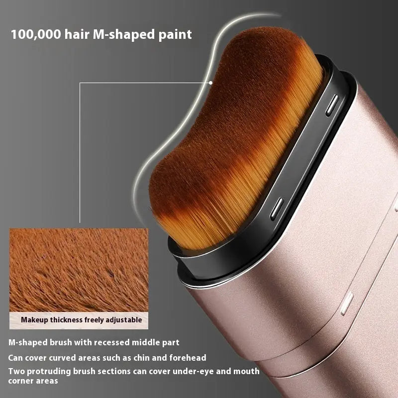 Natural Stick Foundation Double-headed With Brush Head RightOn68