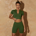 Stylish And Elegant Womens Short-Sleeve Yoga Wear DC-Beyond Borders Collective