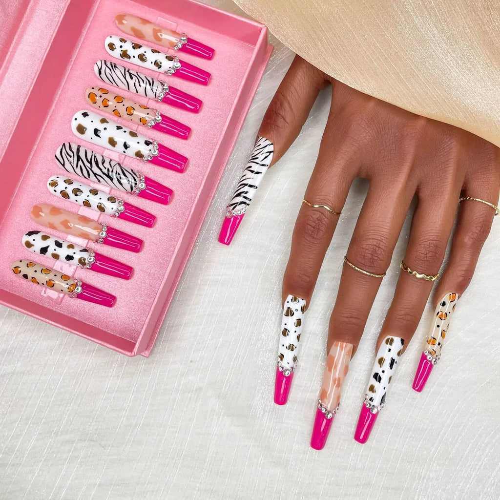 10pcs Handmade Press On Nails RightOn68