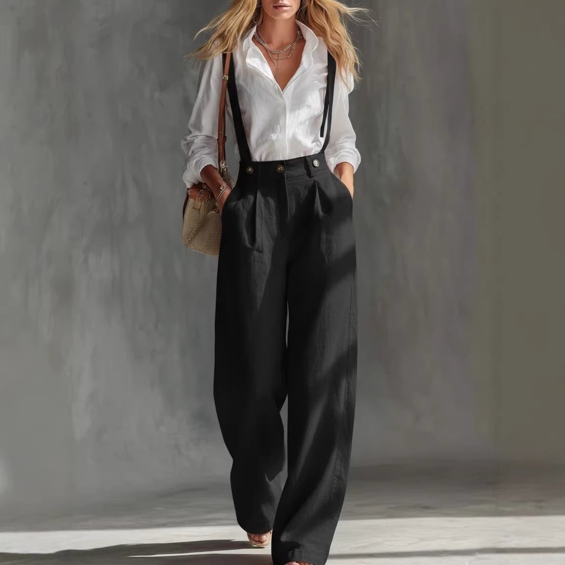 Casual and Versatile Wide-Leg Women's Jumpsuit DC-Beyond Borders Collective