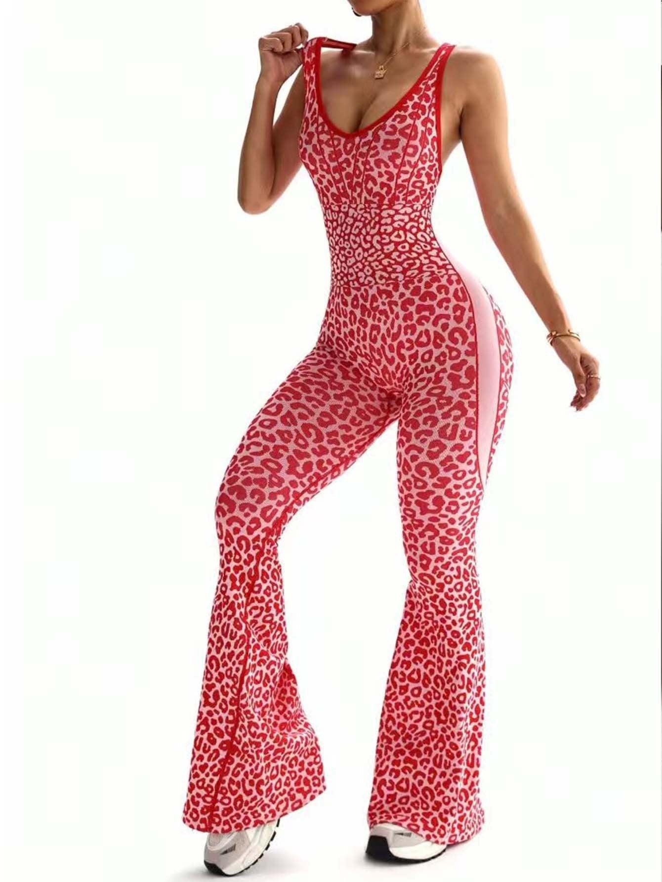 Cross-Back Beautiful Back Sexy One-Piece Yoga Pants DC-Beyond Borders Collective