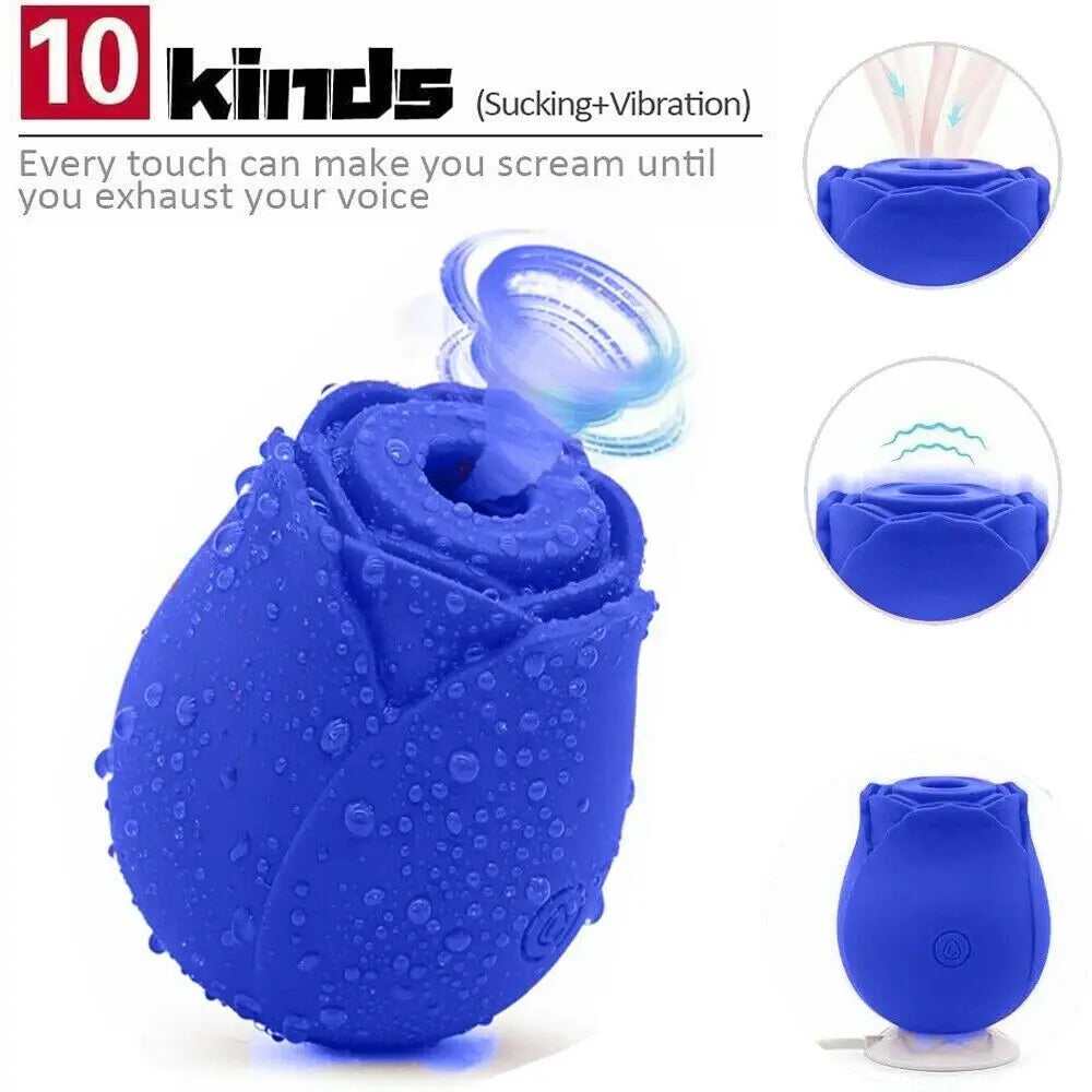 Rose Sucking Vibration Clit Massager RightOn68