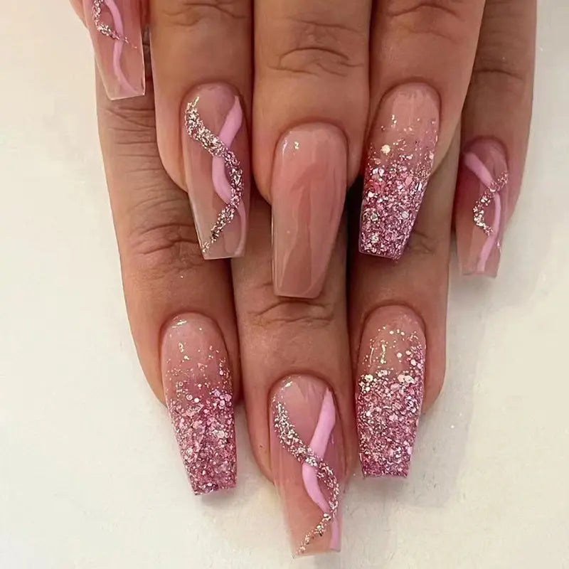 Mid-length Ballet Girl Press-on Nails RightOn68
