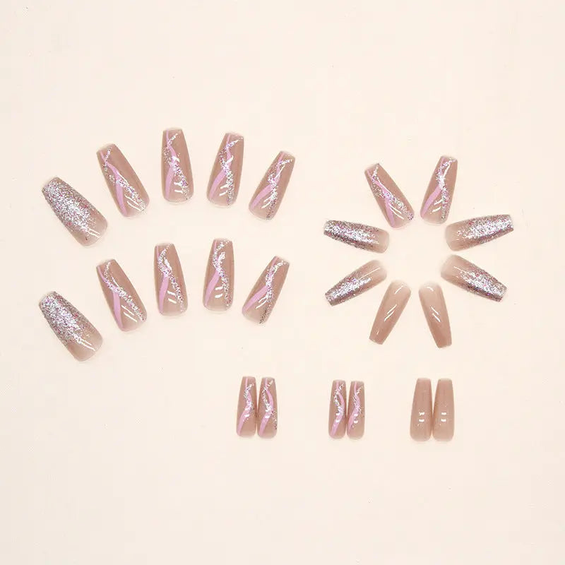 Mid-length Ballet Girl Press-on Nails RightOn68