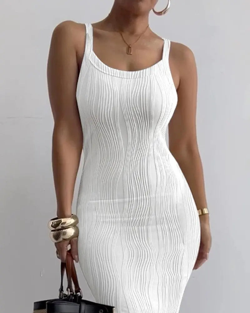 Fashion Women's Wear Tight Dress Sleeveless DC-Beyond Borders Collective