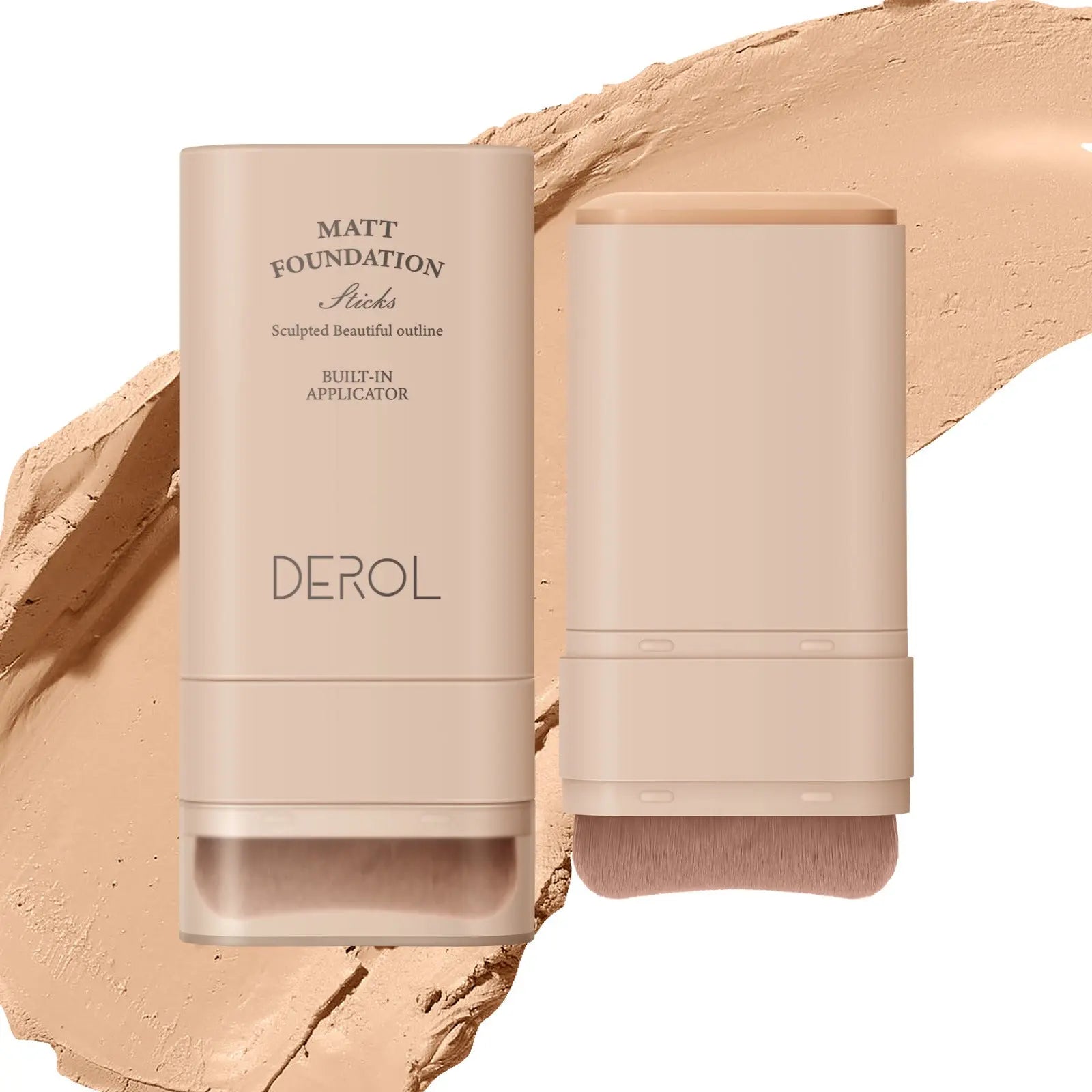 Simple Stick Foundation With Brush RightOn68