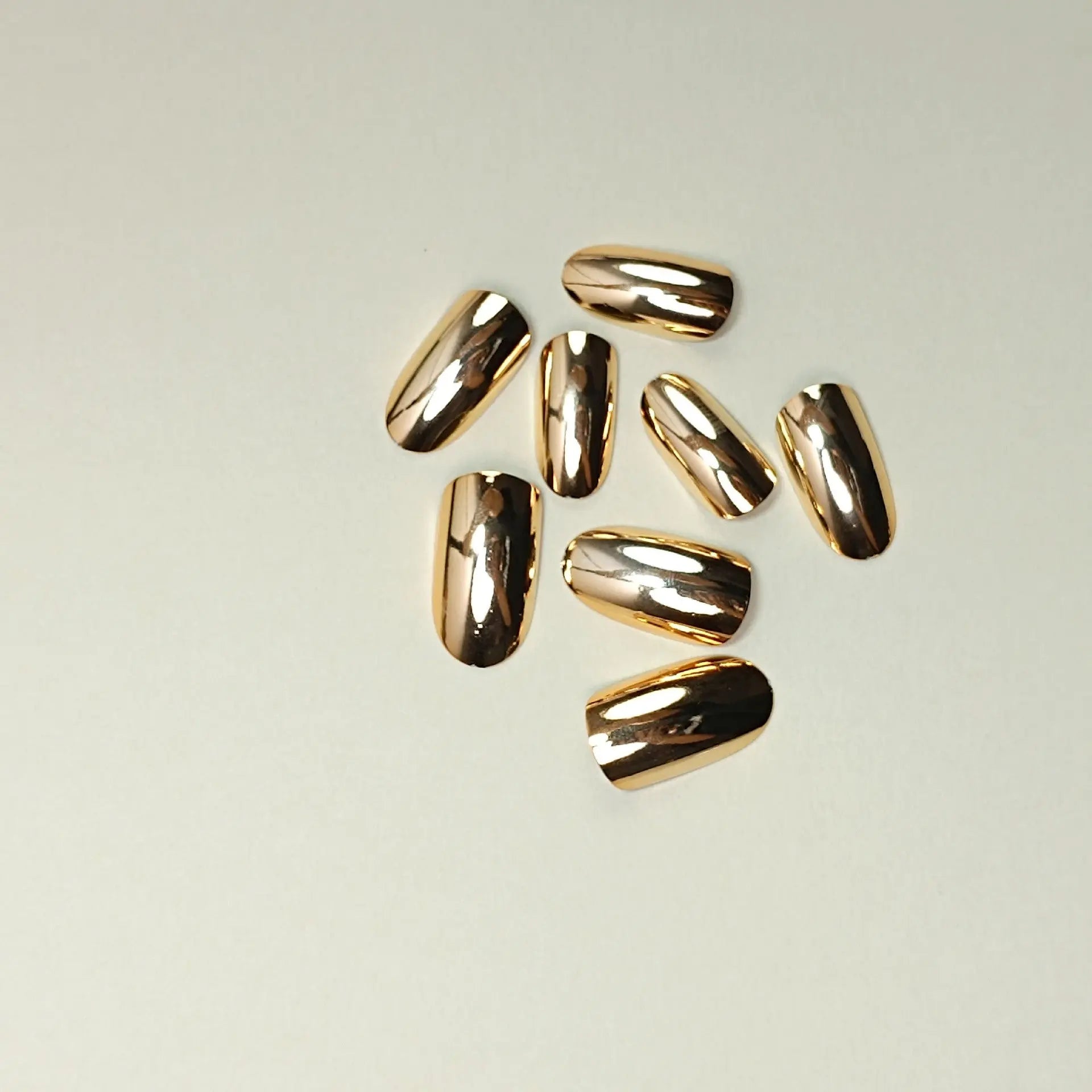 Electroplating Gold Press on Nails RightOn68