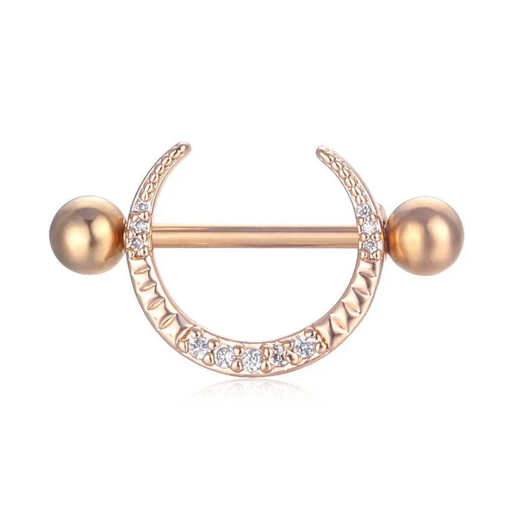 Nipple Zircon Ring RightOn68