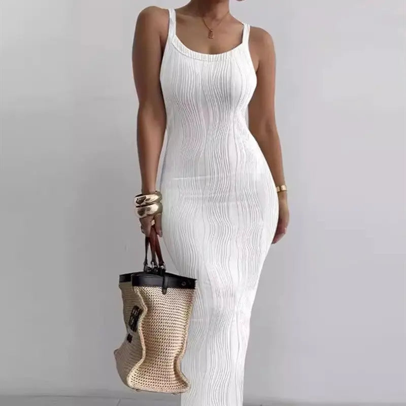 Fashion Women's Wear Tight Dress Sleeveless DC-Beyond Borders Collective
