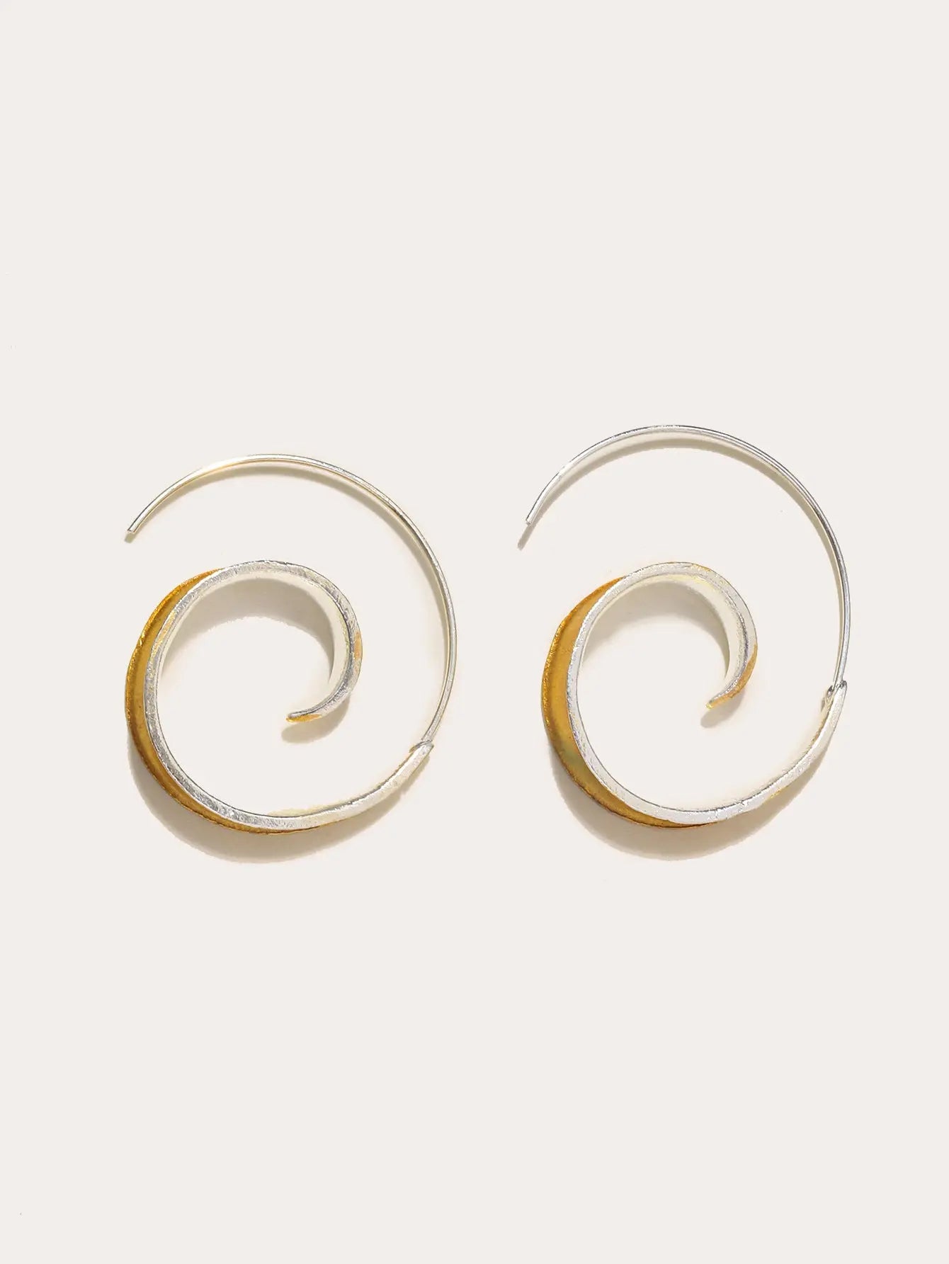 Geometric Hoop Earrings - Minimalist Alloy Earrings | 4cm RightOn68