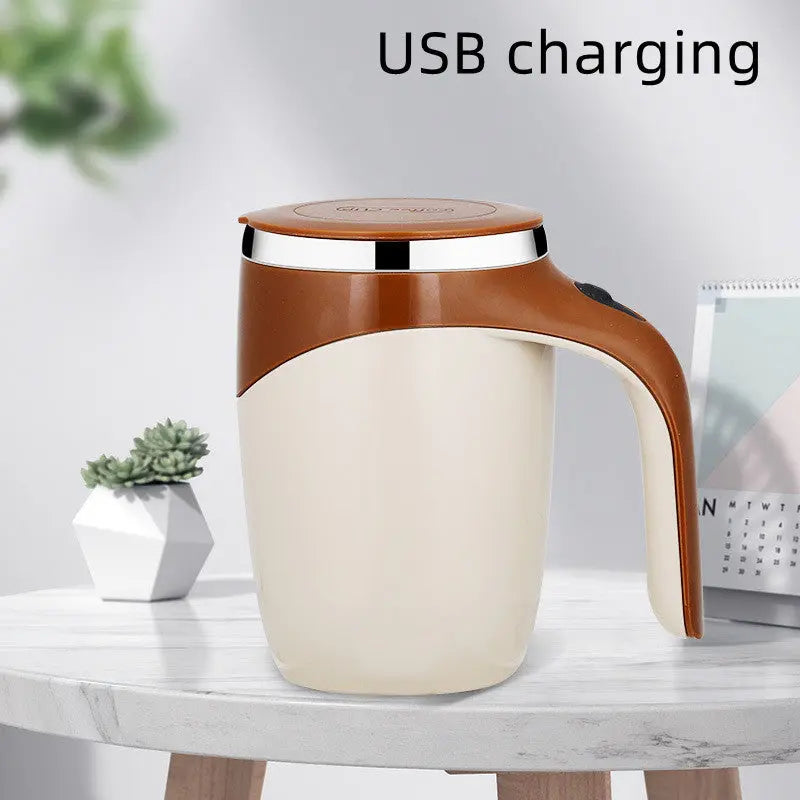 Rechargeable Rotating Coffee Cup RightOn68