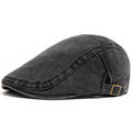 Retro Washed Denim Beret Cap RightOn68