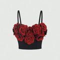 Tight Braces Flower Vest Outer Wear Top DC-Beyond Borders Collective