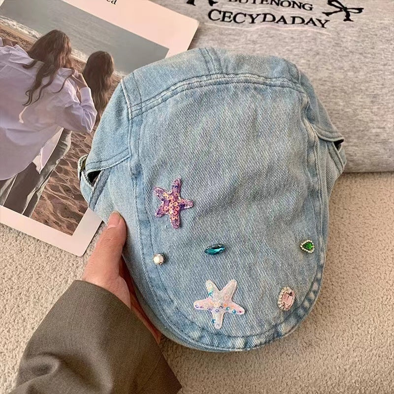 Blue Advance Hats Spring And Autumn Painter Cap Women's Casual Fashion DC-Beyond Borders Collective