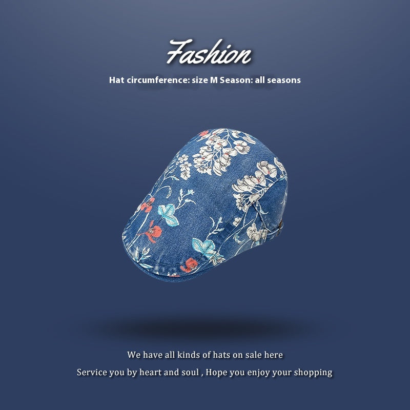 Blue Advance Hats Spring And Autumn Painter Cap Women's Casual Fashion DC-Beyond Borders Collective