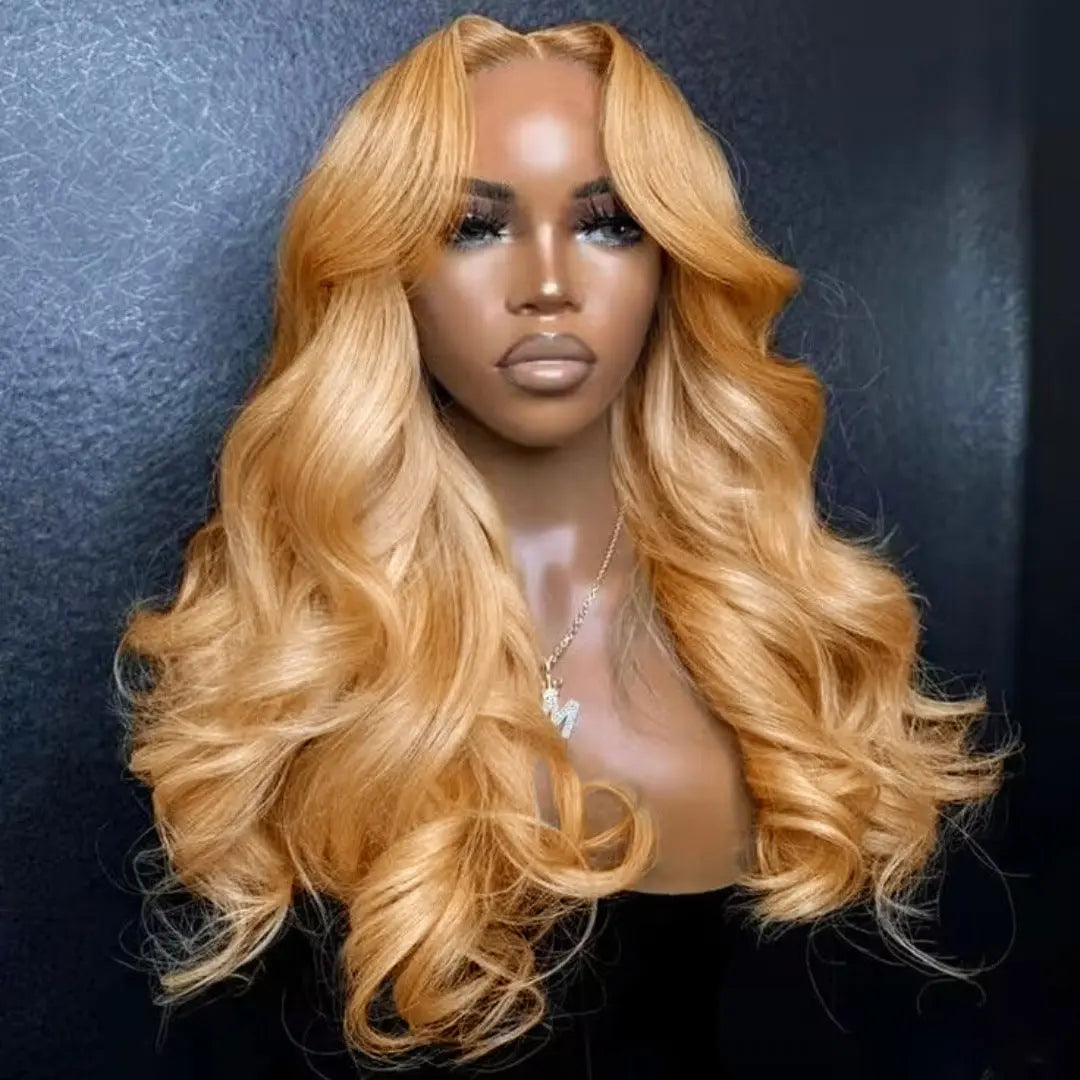 Ombre Lace Front Wavy Lace Glueless Wig Dropshipman