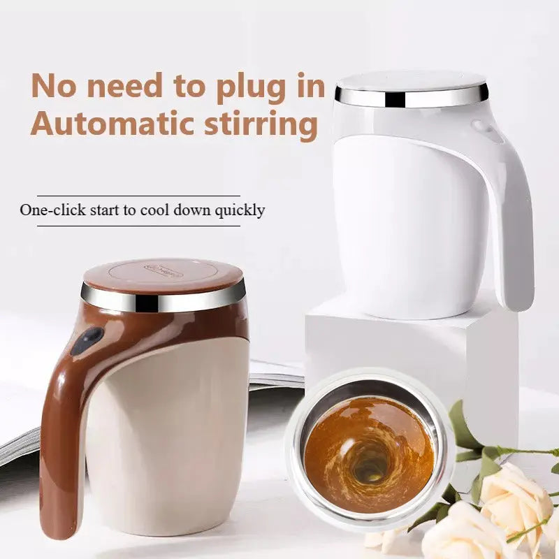 Rechargeable Rotating Coffee Cup RightOn68