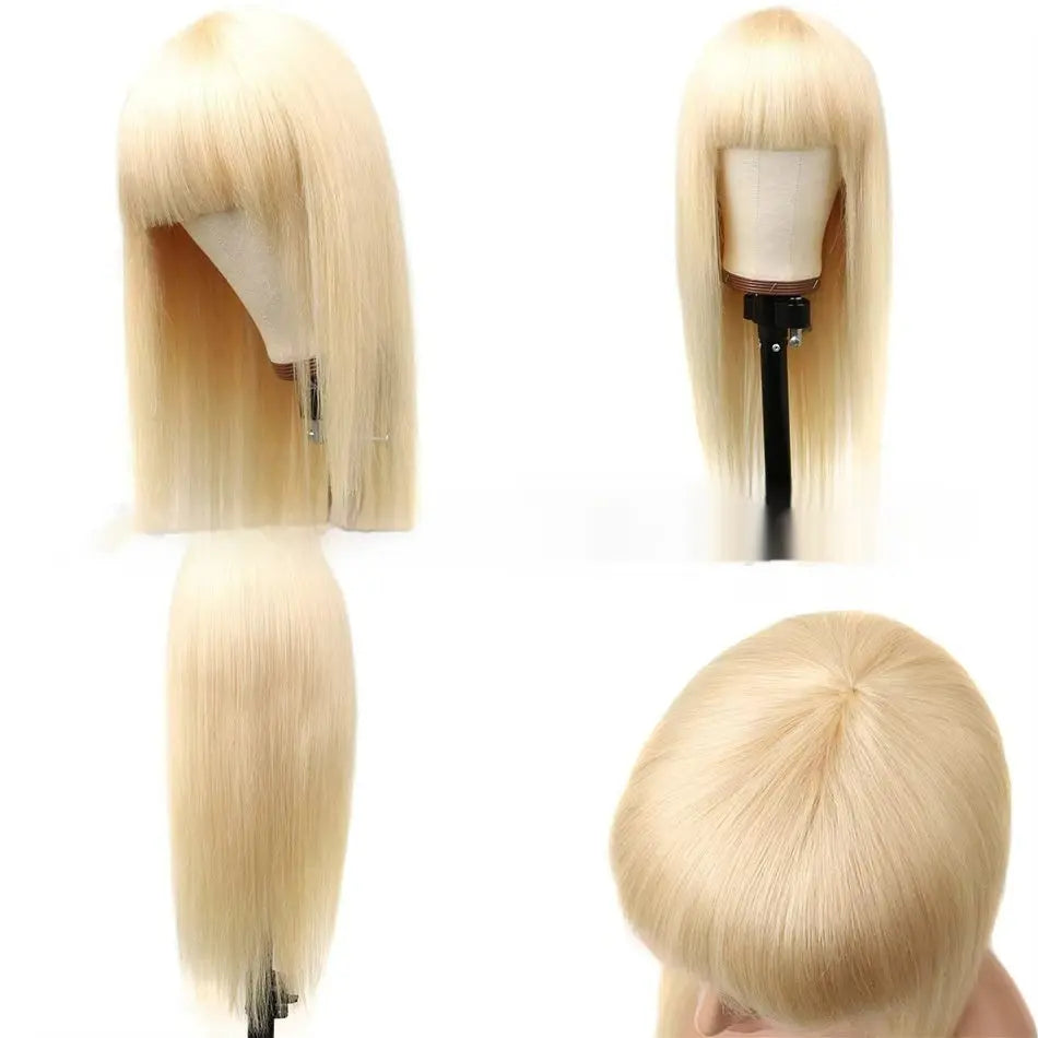Full Bang Human Hair Wig RightOn68