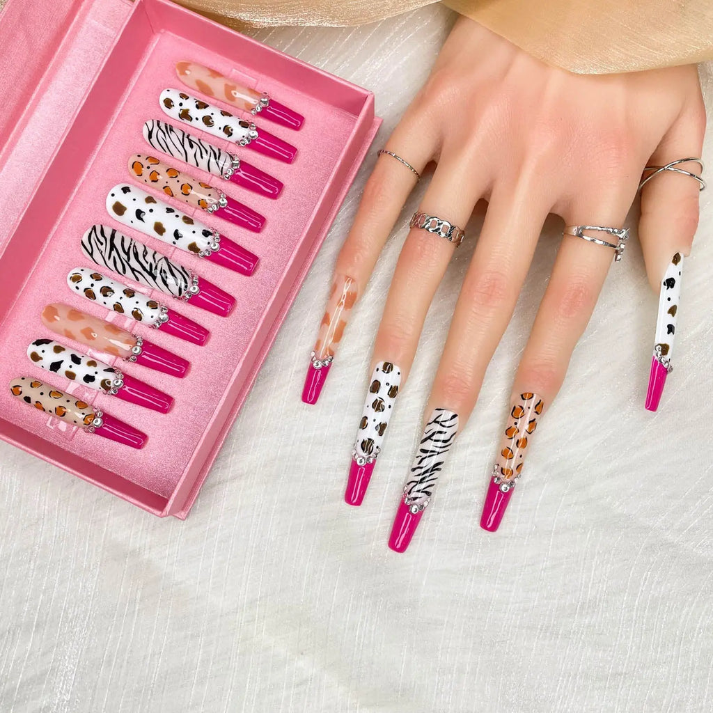 10pcs Handmade Press On Nails RightOn68