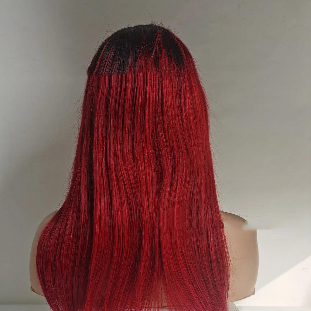 Human Hair Wig, Bang RightOn68