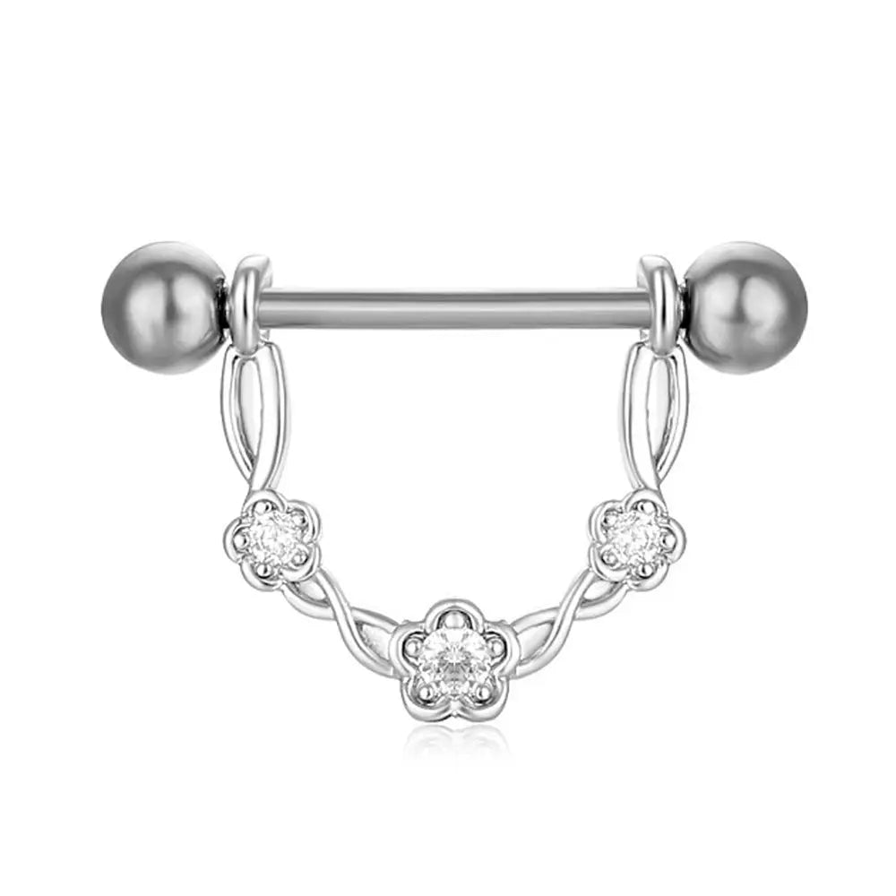 Nipple Zircon Ring RightOn68